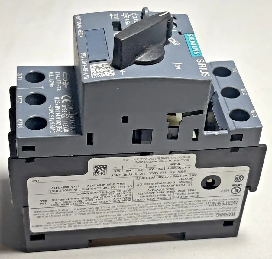 Автоматический выключатель Siemens 3RV2011-0FA10 SIRIUS Motor Protection Circuit — фото лота 2