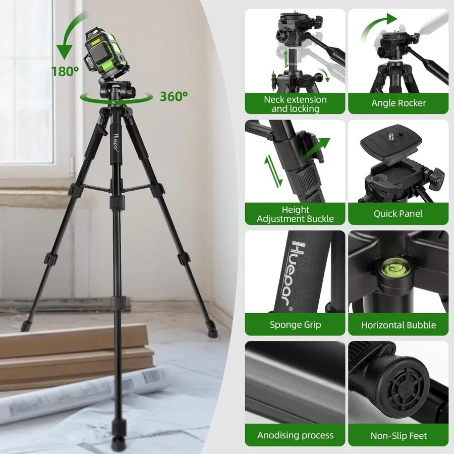 Оборудование видеонаблюдения Laser Level 360 with Tall Tripod Self Leveling Rech