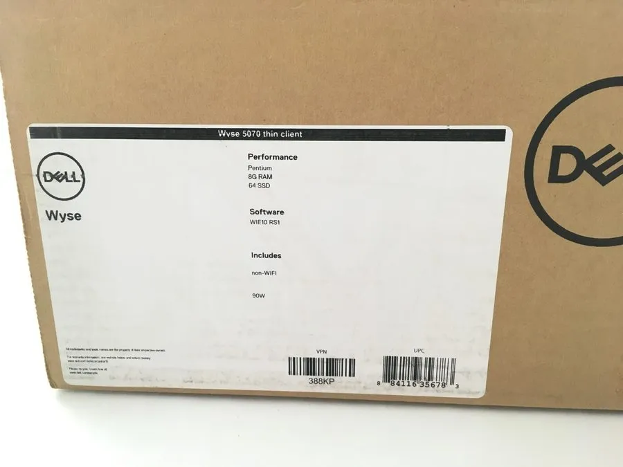 SSD-накопитель DELL Wyse 5070 Thin Client Intel Pentium Silver J5005 1.5 GHz 8GB