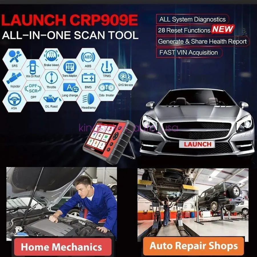 Диагностический сканер 2026 LAUNCH X431 CRP909E Car OBD2 Scanner Auto Diagnostic
