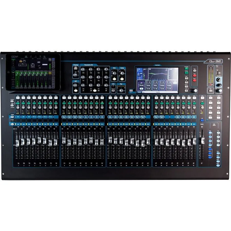 Микшерный пульт Allen & Heath Qu-32C 38-In/28-Out Digital Mixing Console (Chrome — фото лота 2
