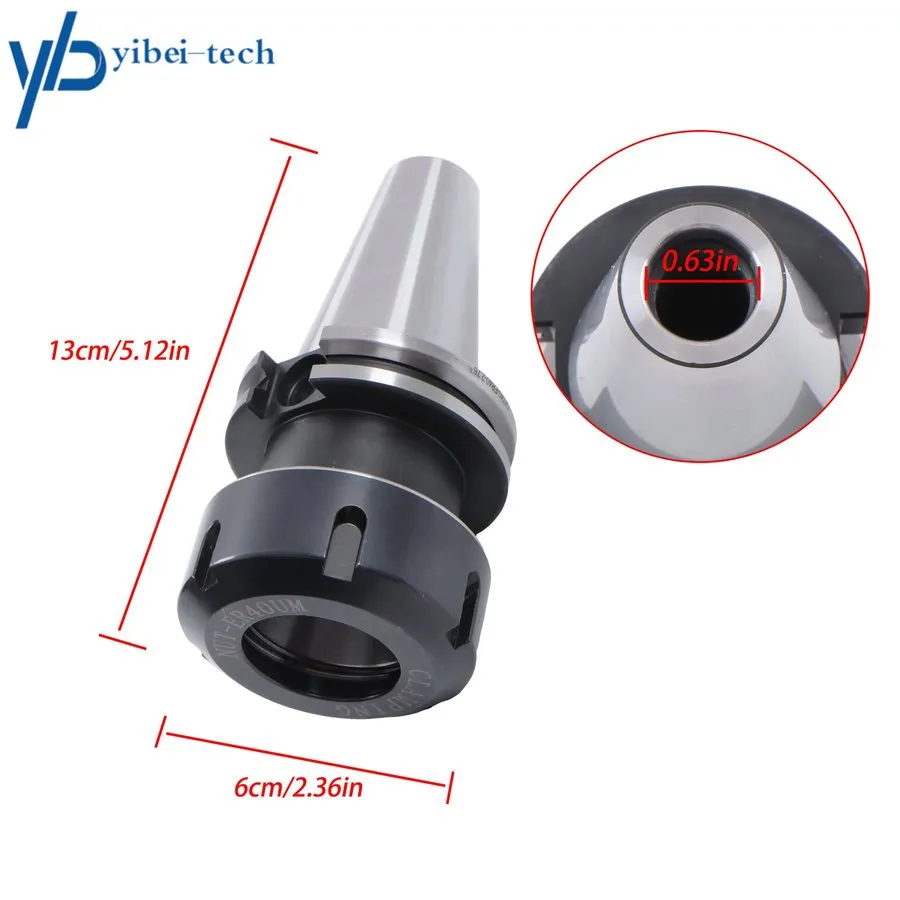 Режущий инструмент Collet Chuck CAT40-ER40 2.76" GAGE Length Tool Holders 0.0001 — фото лота 1