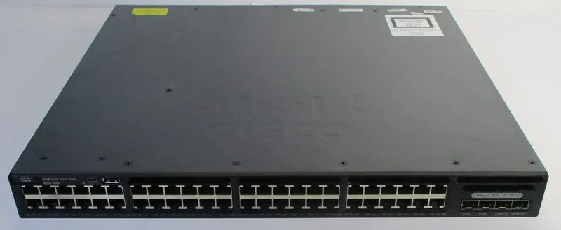 Коммутатор Cisco WS-C3650-48TD-S 48 Port Gigabit 2x 10G SFP Uplink IP Base Switc — фото лота 1