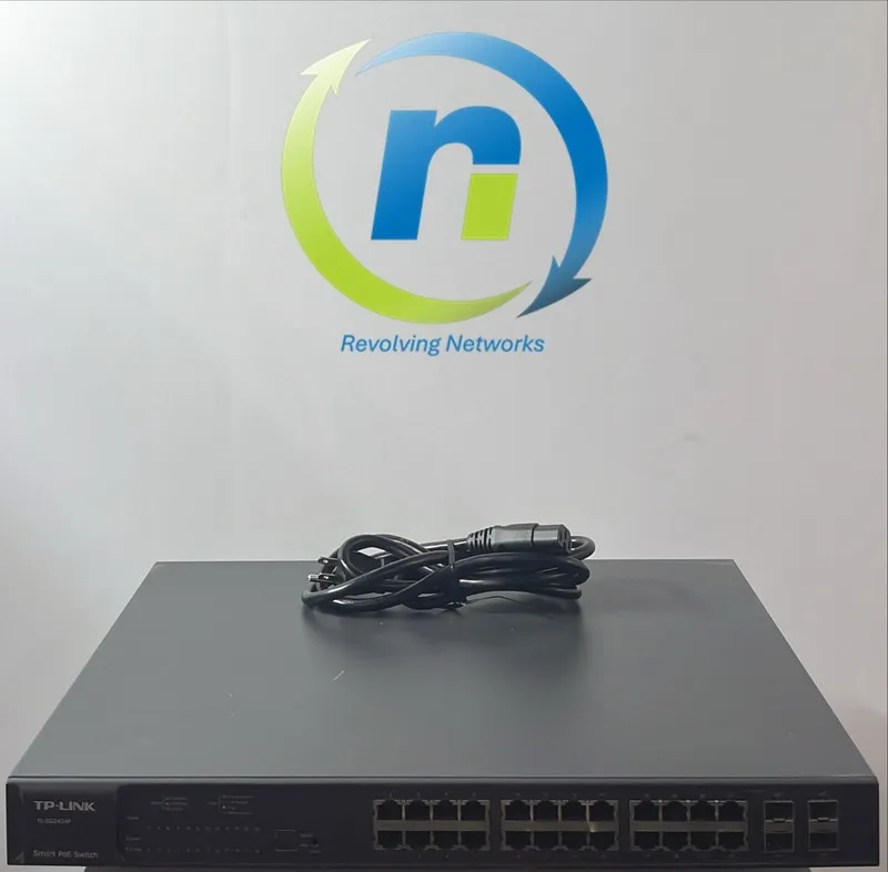 Коммутатор TP-Link TL-SG2424P POE Managed Switch 24-Port GIGABIT + 4x Combo SFP 