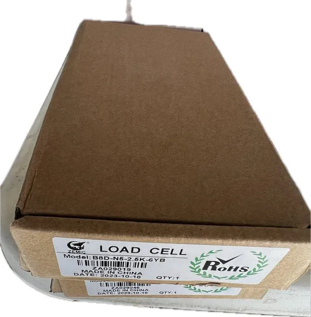 Тензодатчик Zemic B8D-N5-2.5K-6YB Shear Beam Load Cell 2500 LB Stainless Steel — фото лота 1