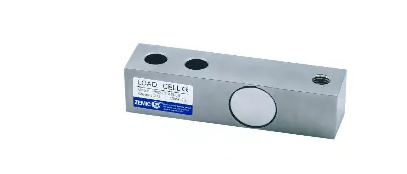 Тензодатчик Zemic B8D-N5-2.5K-6YB Shear Beam Load Cell 2500 LB Stainless Steel — фото лота 2