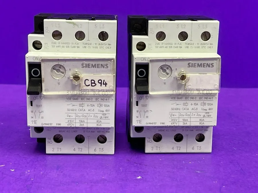 Автоматический выключатель SIEMENS 3VU1300-1ML00 MOTOR PROTECTION CIRCUIT BREAKE