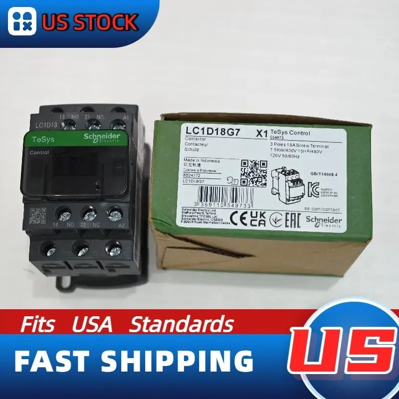 Контактор 1PC LC1D18G7 LC1D18BD LC1D18M7 Schneider Contactor