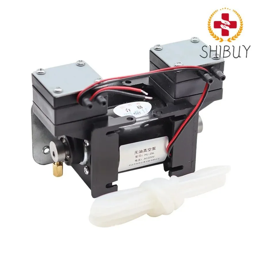 Насос 12V/220V High Positive Negative Pressure Vacuum Pump Double Head Diaphragm