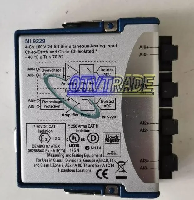 Модуль ввода-вывода National Instruments NI 9229 Analog Input Module NI-9229 779