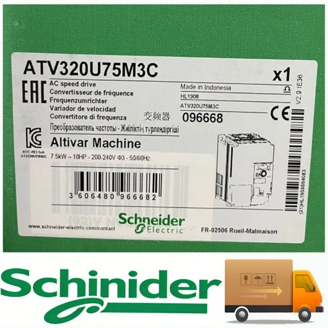 Частотный преобразователь ATV320U75M3C Schneider Electric Altivar 320 10HP Var. 