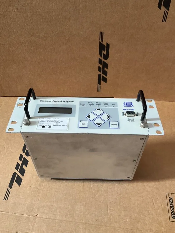 Реле защиты Basler BE1-GPS Generator Protection System Relay 24VDC Device