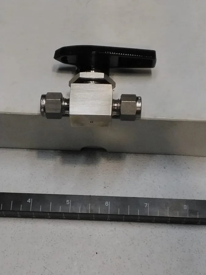 Клапан Swagelok M-43S4 Alloy 400 1-Piece 40 Series Ball Valve FNSP — фото лота 1