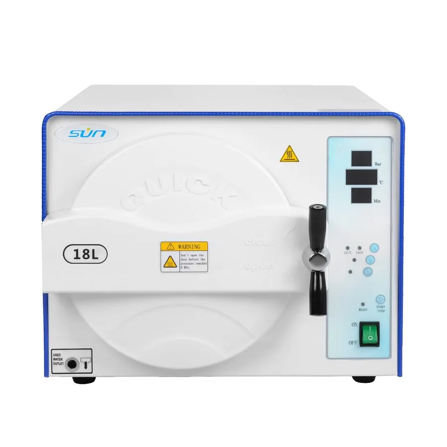 Стерилизатор 18L Class N Automatic Dental Medical Autoclave Pressure Steam Steri — фото лота 1