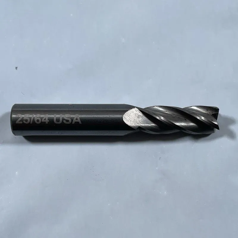 Режущий инструмент US22 Cutting Tools 22-305-025 25/64 SE 4FL End Mill Soild Car — фото лота 2