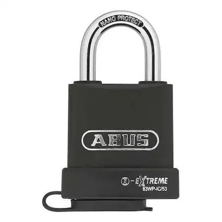 Такелажная скоба Abus 83Wp-Ic/53 Padlock, Coreless, Standard Shackle, Rectangula — фото лота 1