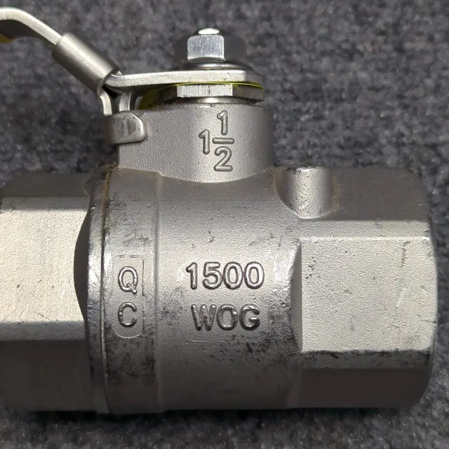 Клапан Apollo 76-107-27 1-1/2" CF8M 316 SS Stainless Steel Ball Valve 1500 WOG
