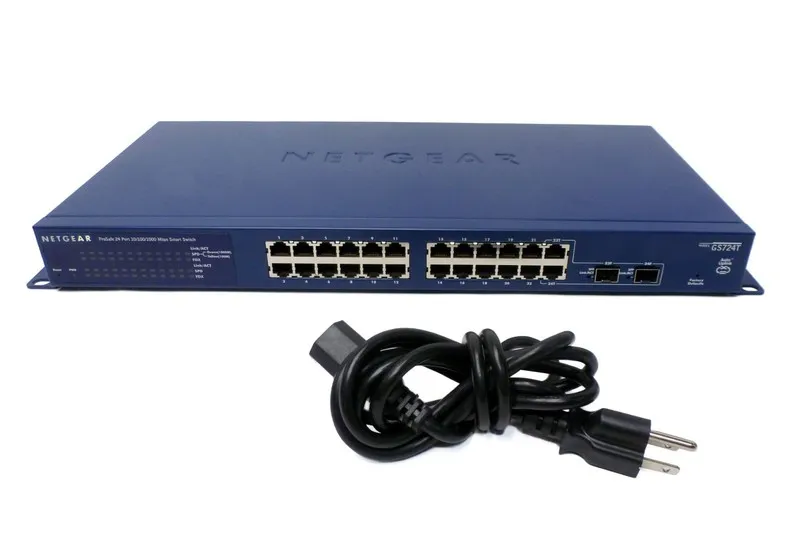 Коммутатор NETGEAR GS724T 24-Port Gigabit Managed Switch ProSAFE Rackmount VLAN