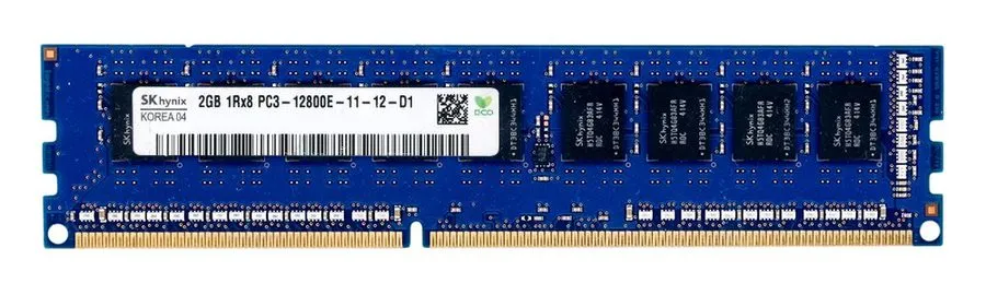 Модуль памяти Server Storage HYNIX 2GB DDR3 1Rx8 1600MHz PC3-12800E ECC UNBUFF