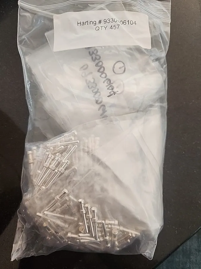 Разъём HARTING HAN 9330006104 CONNECTORS AG 16 AWG — фото лота 1