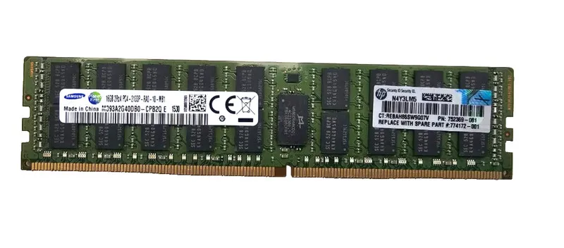 Модуль памяти SK Hynix 16GB DDR4-2133 ECC Registered Server RAM 64GB HP 752369-0