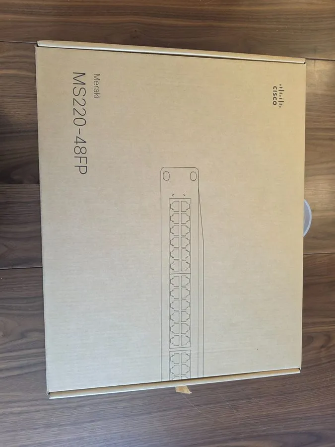 Коммутатор Cisco Meraki MS220-48FP-HW L2 48 Port Gigabit 740W PoE Switch *UNCLAI