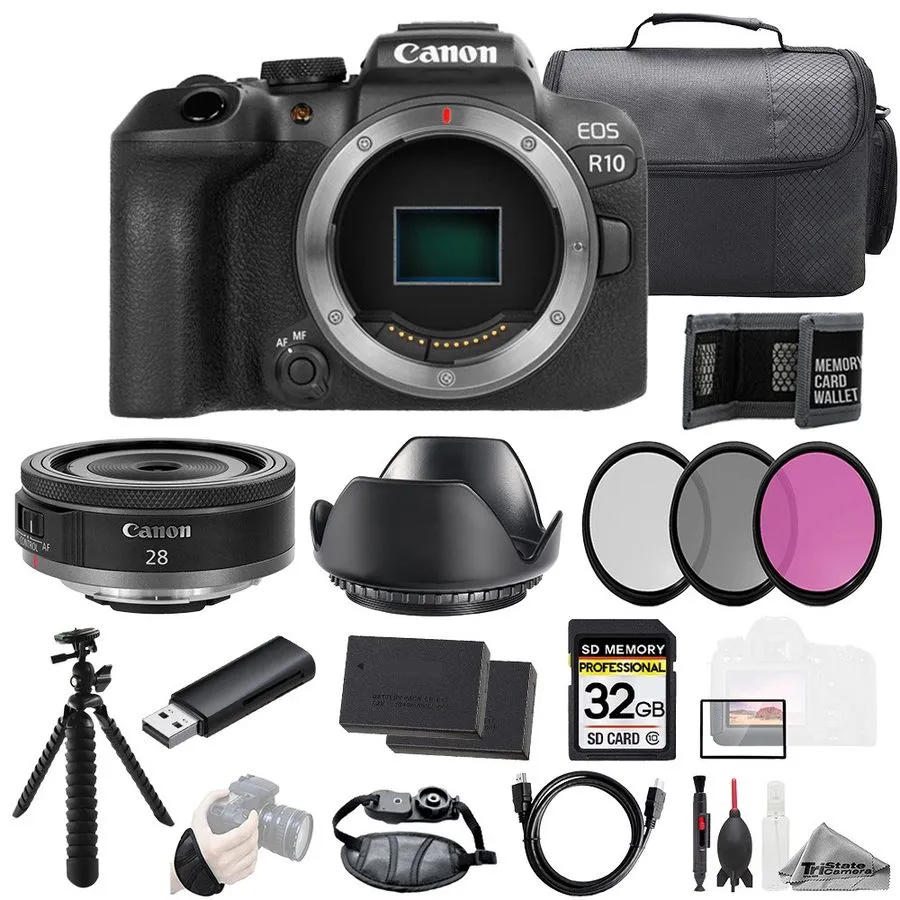 Объектив Canon EOS R8 + RF 24-105mm f/4L IS USM Lens+32GB+Ext Bat+ Filter-Kit