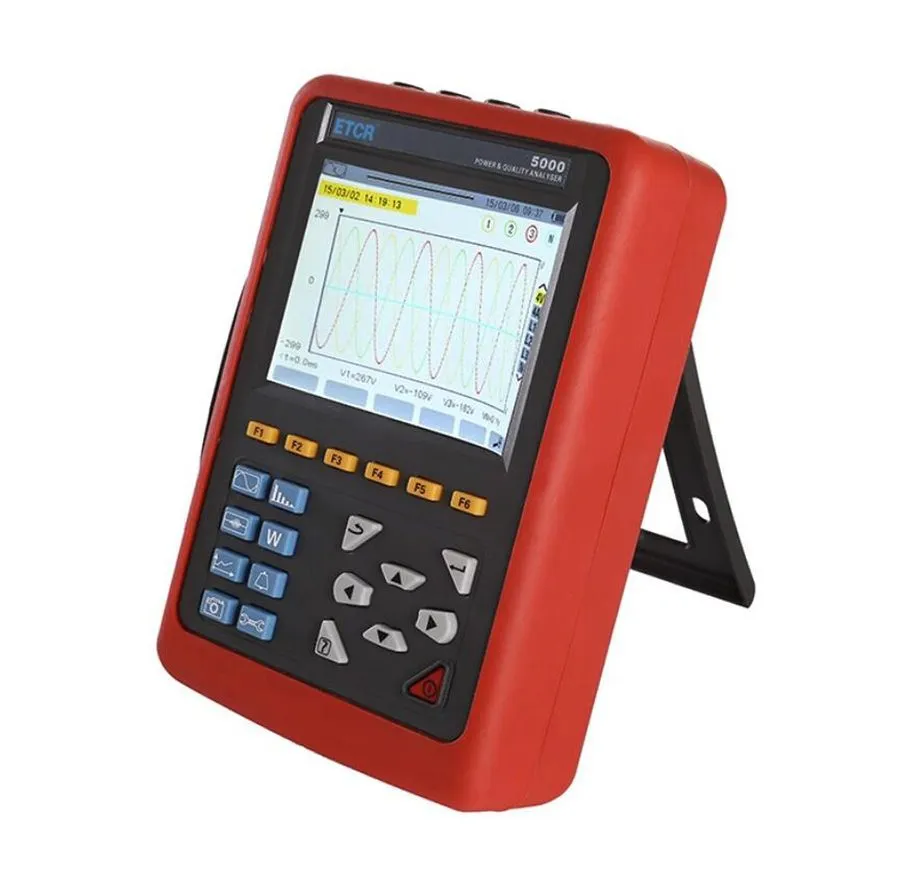 Анализатор ETCR5000 Power Quality Analyzer 3 Phase Power Energy Meter + Current 