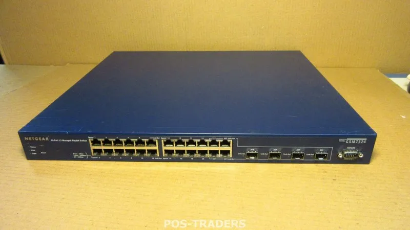 Коммутатор NETGEAR GSM7324 24-Port Layer 3 Managed Gigabit Ethernet Smart Switch