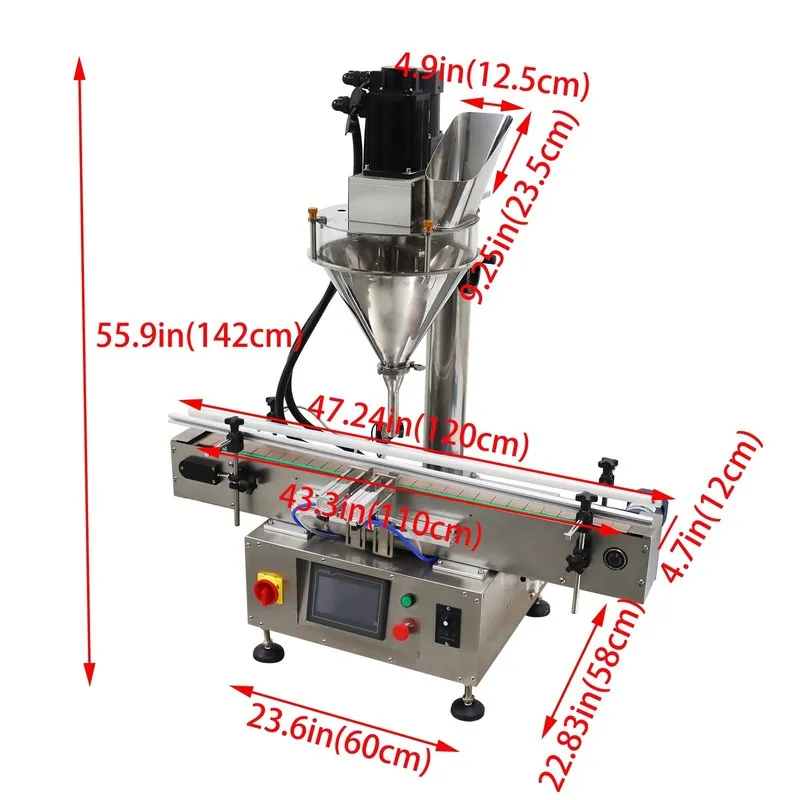 Фасовочная машина Automatic Tabletop Granular Materials Filling Machine w/Convey — фото лота 1