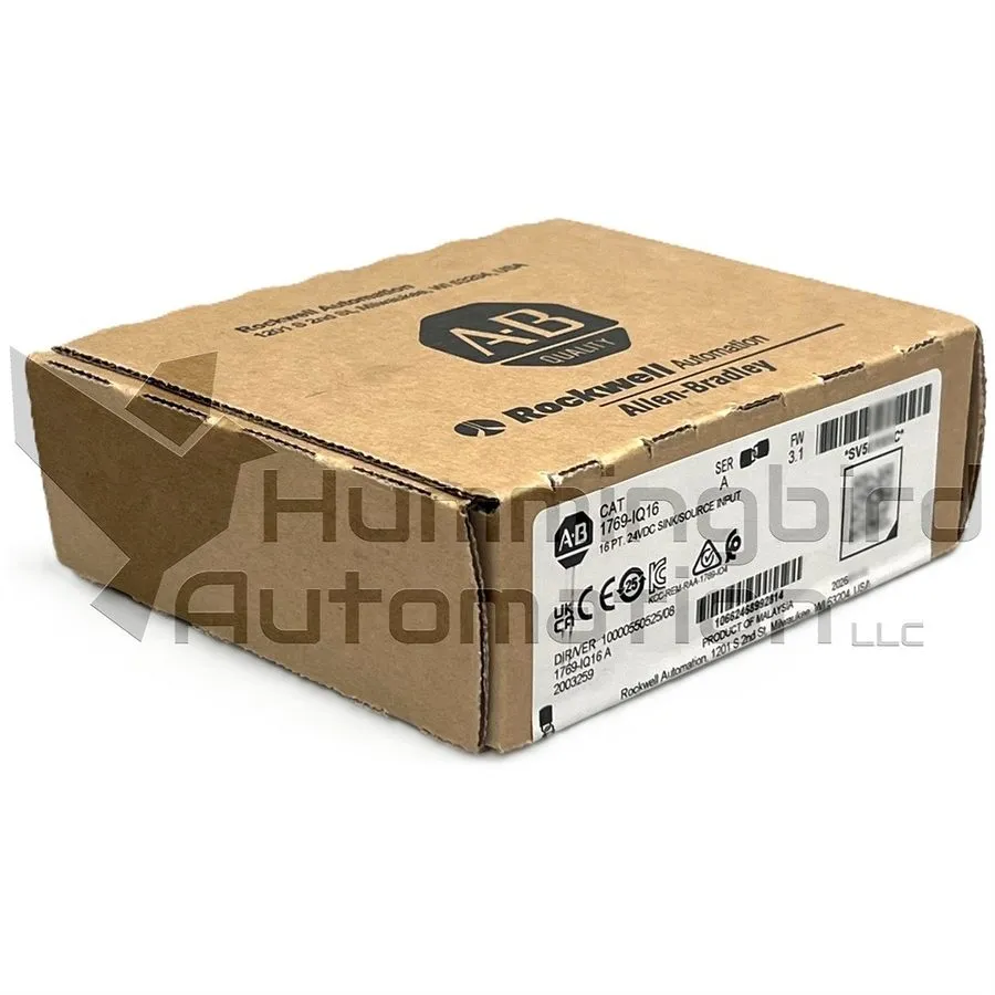 Модуль ввода-вывода ALLEN BRADLEY 1769-IQ16 SER A CompactLogix 24VDC INPUT MOD