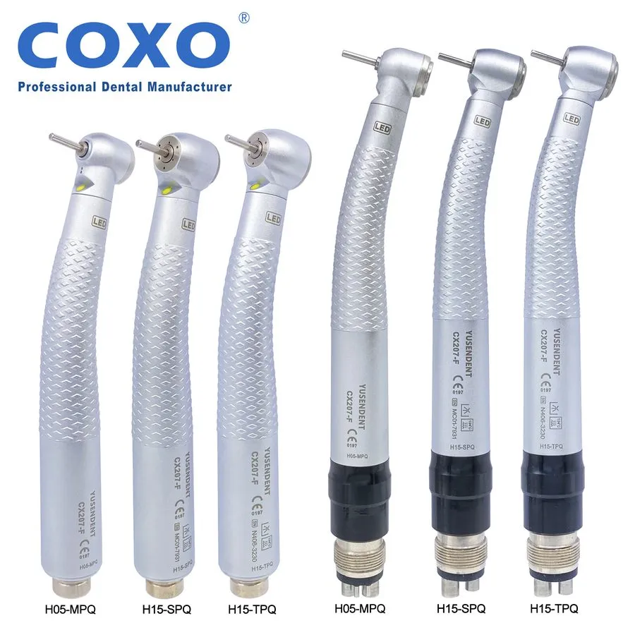 Стоматологический наконечник COXO Dental Handpiece 4 Hole LED E Generator CX207-