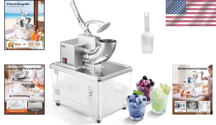 Оборудование для общепита Commercial Ice Crusher 661LBS/H, 350W Electric Snow Co