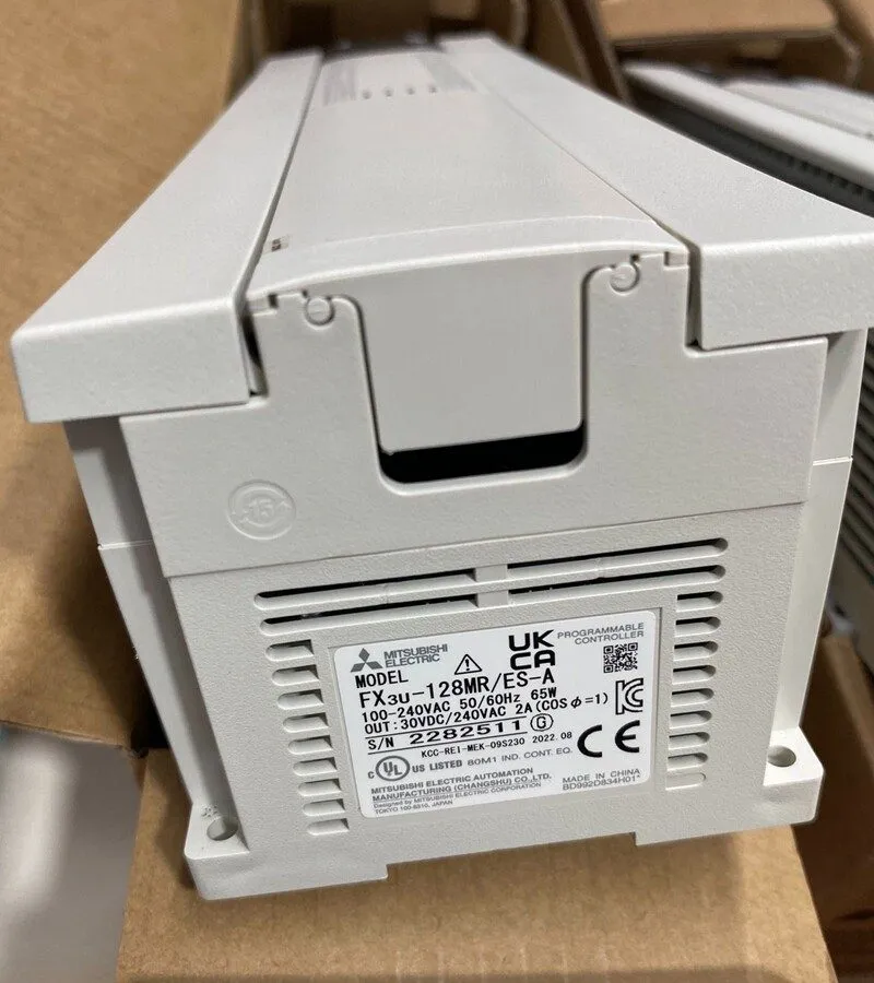ПЛК Mitsubishi PLC FX3U-128MR/ES-A In Good Condition
