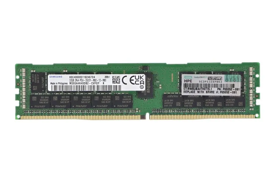 Модуль памяти HPE 32GB PC4-2933Y-R 2Rx4 ECC P03052-091 P00924-B21 P06189-001