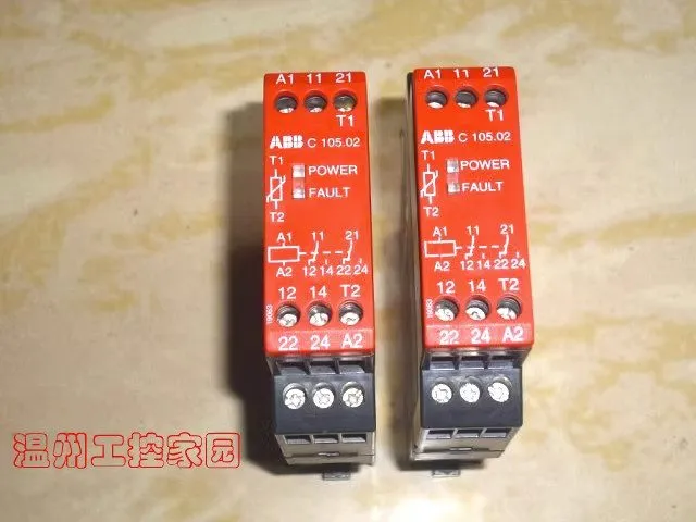 Реле защиты thermistor PTC protection relay C105.02 230VAC