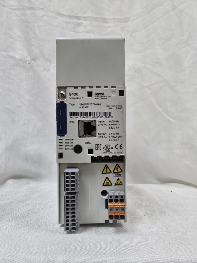 Частотный преобразователь Lenze 8400 Inverter Drive E84AVSCE3714SX0 0.37KW W/ Sc