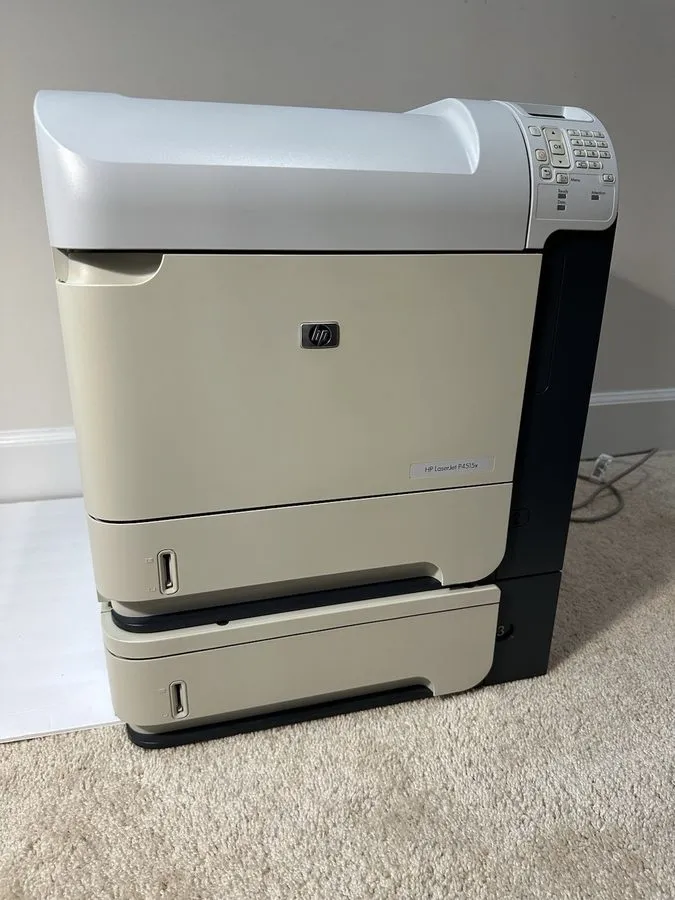 Лазерный принтер HP LaserJet P4515x Monochrome Workgroup Laser Printer 378K Page — фото лота 1