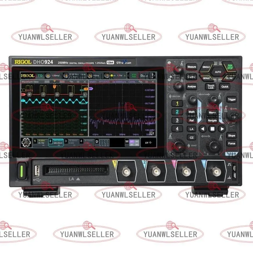 Осциллограф RIGOL DHO924 Oscilloscope Digital 4-Ch 250 MHz, 1.25 GSa/s, 12 Bit A
