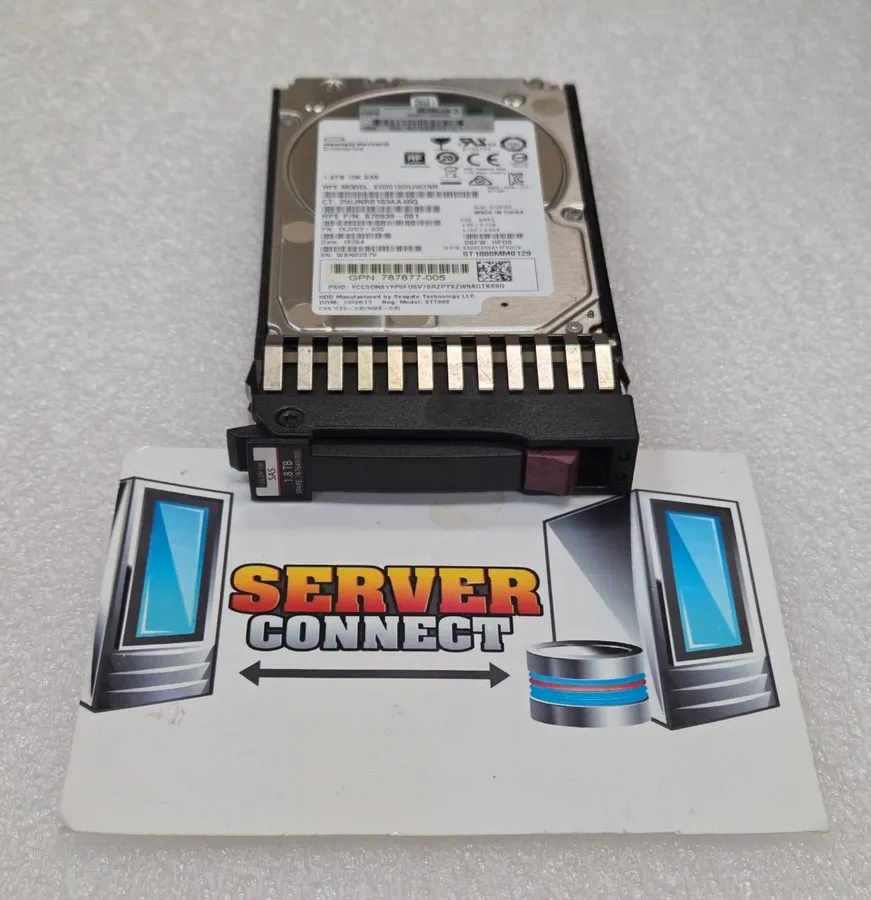 Жёсткий диск HPE J9F49A 787649-001 MSA 1.8TB 12G SAS 10K SFF 2.5IN 512E HDD Hard