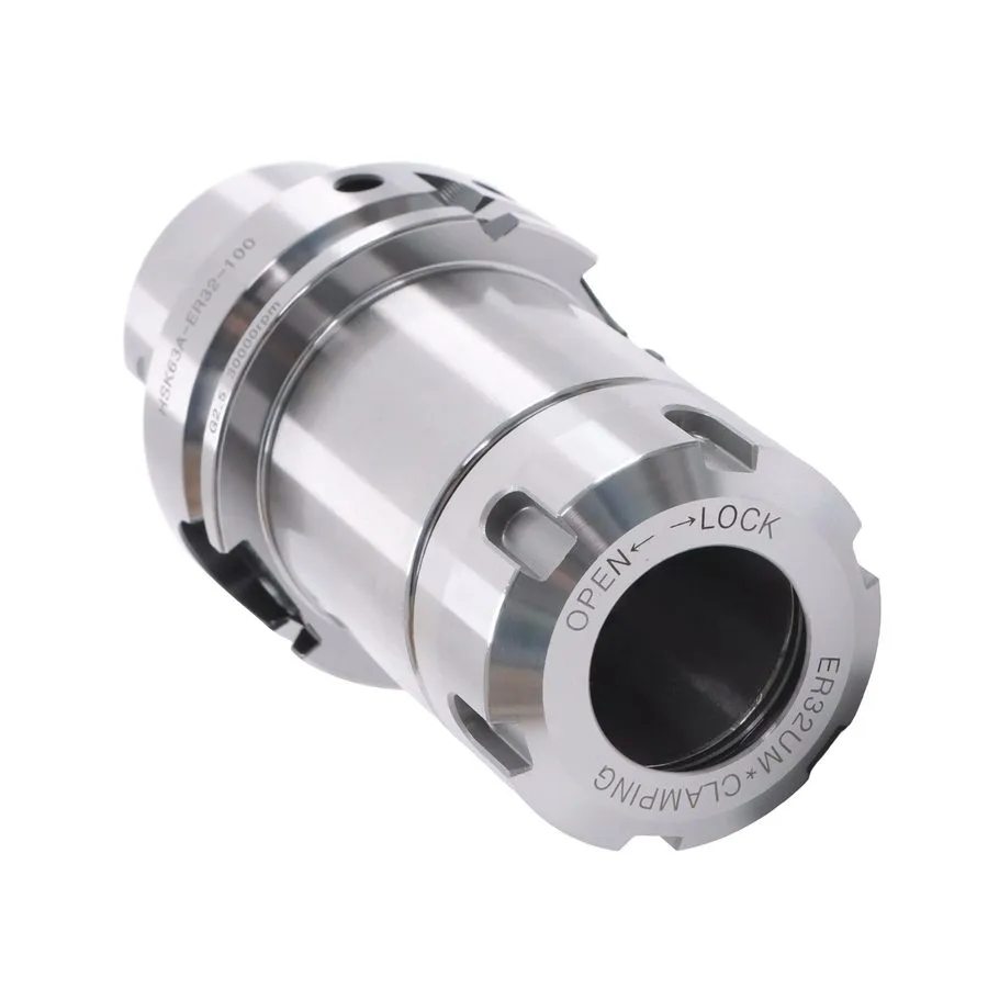 Режущий инструмент SFX HSK63A ER32 80mm Collet Chuck Tool Holder with Sliding Nu — фото лота 2