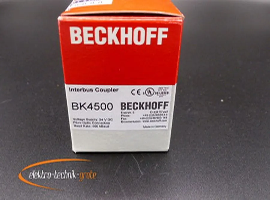 Шлюз полевой шины Beckhoff BK4500 Interbus Coupler