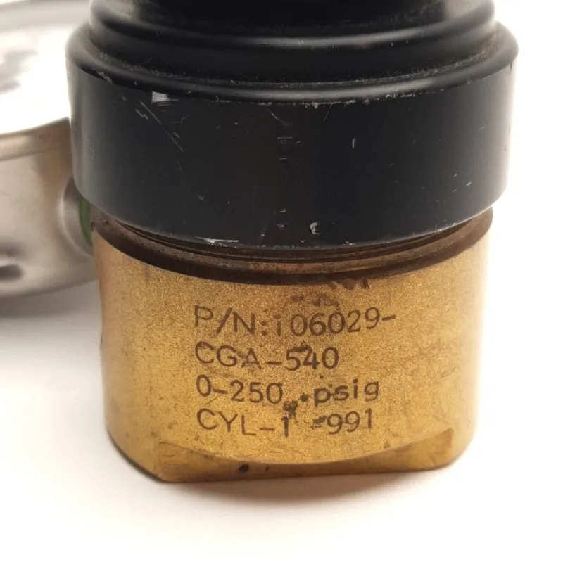 Трубопроводная арматура GO Inc 106026-CGA-540 Gas Regulator w/ Gauge, 0-250psig 