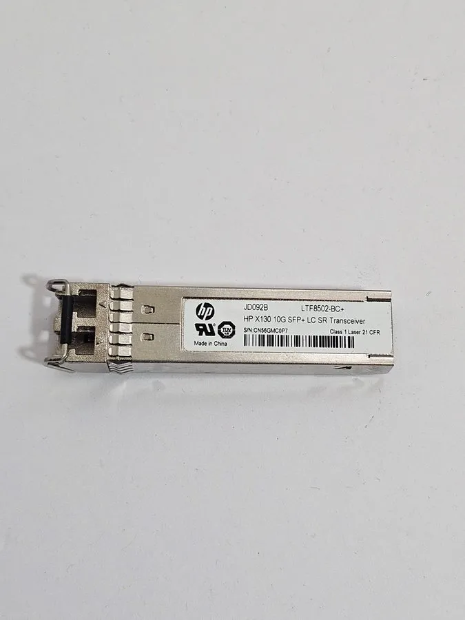 Трансивер HP GBIC X130 10G SFP+ 850nm 300m LC SR Transceiver JD092B
