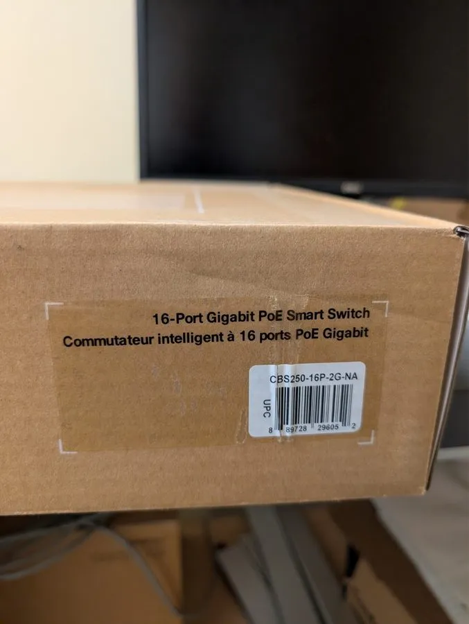 Коммутатор Cisco CBS250-16P-2G Business 250 Series 16 Port Switch