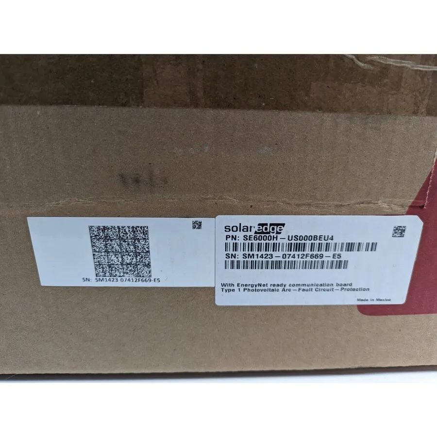 Инвертор SolarEdge Energy Hub SE6000H-US Single Phase Inverter HD-Wave SE6000H-U