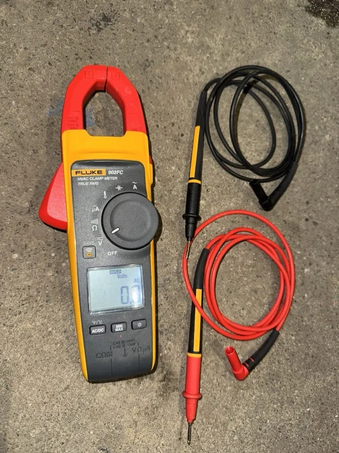 Мультиметр Good Fluke 902FC HVAC Clamp Meter Digital Multimeter — фото лота 1