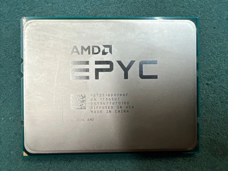 Процессор AMD EPYC 7551 PS7551BDVIHAF 2.0GHz 32-Cores Socket SP3 64MB CPU Proces
