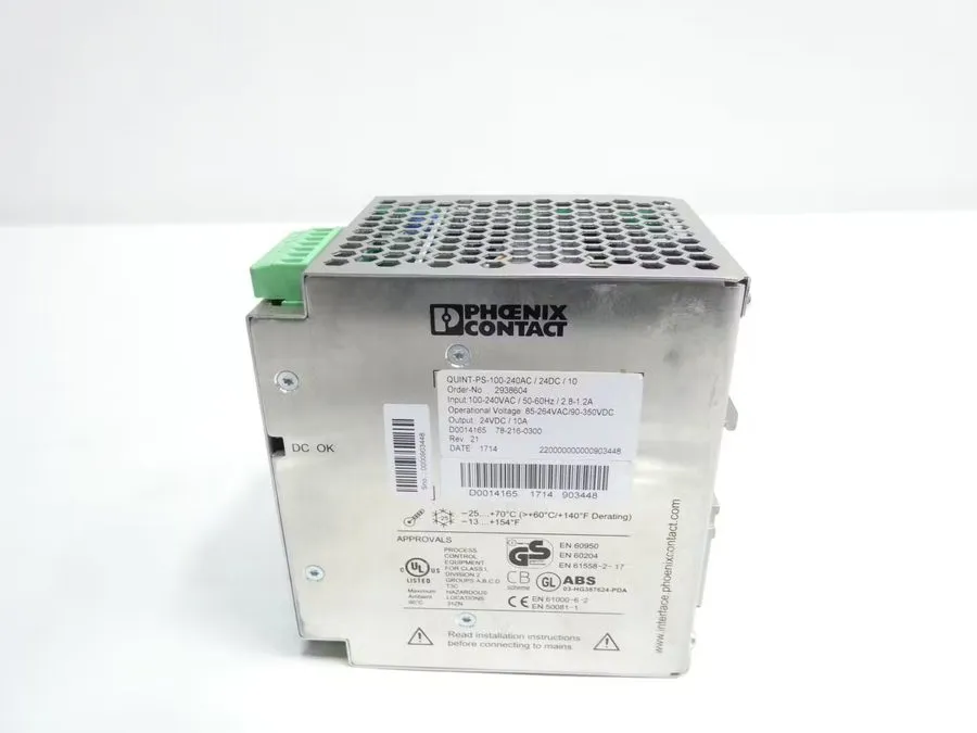 Блок питания Phoenix Contact QUINT-PS-100-240AC/24DC/10 2938604 Power Supply