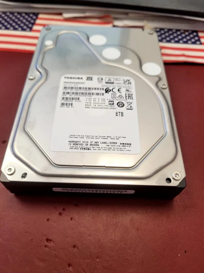 Жёсткий диск Toshiba MG08ADA800E 8TB 3.5 SATA HDD 7200rpm 827h HD Tune Checked